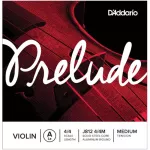 D'Addario® Prelude J812 4/4M สายไวโอลิน แบบแยก สาย A / สาย 2  ของแท้ 100% Violine String, Medium Tension, Solid Steel