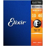 Elixir® Nanowb 12052 Electric guitar line number 10 Nickel coating 100% authentic Light, .010 - .046 ** Made in USA **