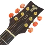 Taiki T-D220 กีตาร์โปร่ง 41 นิ้ว ทรง Dreadnought  ไม้ท็อปโซลิดแอนเกิ้ลแมนสปรูซ /ไม้แลนซ์วู้ด ลูกบิดนิเกิลสีทอง ** กีตาร์