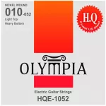 Olympia® HQE -1052 Electric Guitar No. 10 Nickel Wound 100% Light Top / Heavy Bottom, 0.010 - 0.052