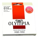 Olympia® HQE -1052 Electric Guitar No. 10 Nickel Wound 100% Light Top / Heavy Bottom, 0.010 - 0.052