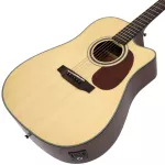 SAGA® D10CE 41 inch electric guitar D shape, concave neck, spruce/Mahogany, electricity, Fishman Isys II + free guitar bags &