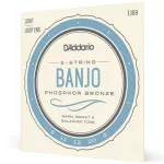 D’Addario® EJ69 Banjo String สายกีตาร์แบนโจ สายแบนโจ 5 สาย เบอร์ 9 แบบ Phosphor Bronze Light Gauge , 0.009 - 0.020 **