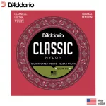 D'Addario® EJ27N 1/2 สายกีตาร์คลาสสิค ขนาด 1/2 แบบ Clear Nylon ของแท้ 100% Normal Tension, 0.029 - 0.045 ** Made in U