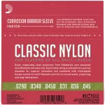 D'Addario® EJ27N 1/2 Classic Class Size 1/2 Clear Nylon 100% Normal Tension, 0.029 - 0.045 ** Made in U