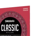 D'Addario® EJ27N 1/2 Classic Class Size 1/2 Clear Nylon 100% Normal Tension, 0.029 - 0.045 ** Made in U