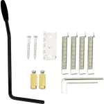 Wilkinson® WV2SB Strat Bridge ชุดคันโยกกีตาร์ไฟฟ้า สะพานสายกีตาร์ไฟฟ้า หย่องล่างกีตาร์ไฟฟ้า ทรง Strat แบบ Tremolo สีดำ