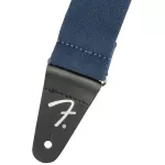 Fender® Supersoft Strap, guitar sash For airy/electricity/bass, 2 "special fabric, special blue, adjustable, length 34 - 58