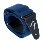 Fender® Supersoft Strap, guitar sash For airy/electricity/bass, 2 "special fabric, special blue, adjustable, length 34 - 58