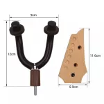 Rasvone GHW20 Wooden Guitar Hanger Hanging guitar, guitar, wooden base, good guitar head with silicone covered + free bolts