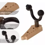 Rasvone GHW20 Wooden Guitar Hanger Hanging guitar, guitar, wooden base, good guitar head with silicone covered + free bolts