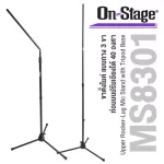 On Stage® MS8301 MIC Stand Mike stands high, 100-160 cm high