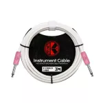 Kirlin IP-241 สายแจ็คกีตาร์ 3 เมตร วัสดุ PVC ทนทานต่อการใช้งาน สีขาว 3m Guitar Cable, สายแจ็คกีตาร์ 3m