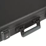 Fender® Deluxe Molded Case Electric Bass เคสกีตาร์เบส เคสเบส วัสดุ Poly ทรง Precision Bass, Jazz Bass มีโฟมกันกระแทกด้านใน แข็งแรงทนทาน