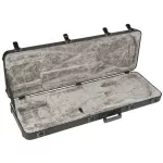 Fender® Deluxe Molded Case Electric Bass เคสกีตาร์เบส เคสเบส วัสดุ Poly ทรง Precision Bass, Jazz Bass มีโฟมกันกระแทกด้านใน แข็งแรงทนทาน