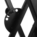 On Stage® KS8191 Double -x Bullet Nose Keyboard Stand, a keyboard, x, a double legs, can be adjusted at 27-39 inches high, supports up to 90 kg.