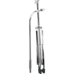 DK Drum Kingdom Ch36CB, about 36 bars, silver, wooden base with a curved head stand especially for Belle + Free Wood.