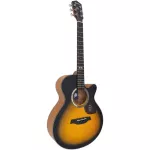 Mantic GT-1AC, 40-inch guitar, Om Cutaway shape, Angle Mandrus/Cherry Wood + Free Bag & Pick
