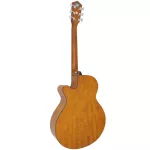 Mantic GT-1AC, 40-inch guitar, Om Cutaway shape, Angle Mandrus/Cherry Wood + Free Bag & Pick