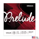 D'Addario® Prelude J813 4/4M สายไวโอลิน แบบแยก สาย D / สาย 3  ของแท้ 100% Violin String, Medium Tension, Solid Steel C
