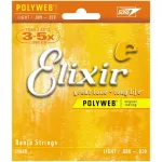 Elixir® Polyweb 11600, guitar line, Banjo, Joe, No. 9, Nickel, 100% Genuine Light, .009 - .020 ** Made in U