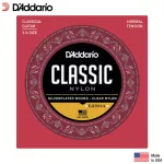 D'Addario® EJ27N 3/4 สายกีตาร์คลาสสิค ขนาด 3/4 แบบ Clear Nylon ของแท้ 100% Normal Tension, 0.029 - 0.044 ** Made in U