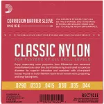 D'Addario® EJ27N 3/4 สายกีตาร์คลาสสิค ขนาด 3/4 แบบ Clear Nylon ของแท้ 100% Normal Tension, 0.029 - 0.044 ** Made in U