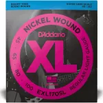 D'Addario® EXL170SL 4 guitar lines, 100% genuine Nickel Wound, Light / Super Long Scale, 0.045 - 0.100 ** Made I