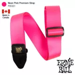 ERNIE Ball® P05321 Neon Pink Premium Strap 3in1 guitar strap For airy guitar/electric guitar/Best Bass guitar