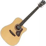 Mantic AG-1ce, 41-inch electric guitar, Dreadnouguay shape There is a built -in tuner + free bag &