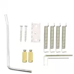 Wilkinson® WVP2SB Strat Bridge, 2 Stratle Stainless Steel Guitar Pole Set