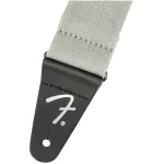 Fender® Supersoft Strap, guitar sash For airy/electricity/bass, 2 "special fabric, special gray, length 34 - 58 inches