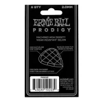 Ernie Ball® Prodigy Mini 2.0 มม.  ปิ๊กกีตาร์ไฟฟ้า หนาทนพิเศษ วัสดุ Delrin® สีขาว ** Made in USA ** Model P09203