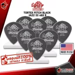 [USA 100%authentic] Pickle guitar Jim Dunlop Tortex Pitch Black Jazz III 482 R [with QC check from the shop] [Red turtle guaranteed] Red turtle