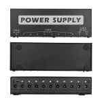 Rasvone PSS10 Power Supply For Guitar Effects Pedal Board Electric power supply, 10 channel effects + free cables & adapters ready to use