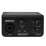Midiplus Studio M Pro Audio Interface Audio International 1-in/1-OOT Portable size support USB 2.0/3.0 can be connected to both XLR/Jack +