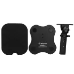 Alctron® MS180-8 Monitor stand Monitor speaker stand made of high -rise metal metal. 23.5 - 28 cm.