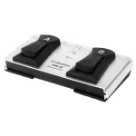 Alctron® PS-4 Dual Foot Switch. The pair of switch can be adjusted to step. Suitable for keyboard, rhythm, amplifier