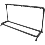 PARAMOUNT, guitar stand, standing, showing a guitar in 9 pieces with a sponge support Set both airy/electric guitar/bass guitar stand