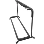 PARAMOUNT, guitar stand, standing, showing a guitar in 9 pieces with a sponge support Set both airy/electric guitar/bass guitar stand