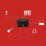 M-AUDIO ® Air 192 I 4 Vocal Studio Pro Audio International 2-in/2-OOT with headphones and microphone +free Able program