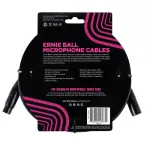 ERNIE BALL® สายไมค์ สายไมโครโฟน 7.6 เมตร แบบ XLR ตัวผู้ / ตัวเมีย 25FT Microphone Cable, Male / Female XLR