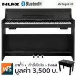 NUX WK-310 Electric Piano Piano, Blue Bluetooth, get a key from the Italian black+ free piano legs / Pedal 3 key / chair