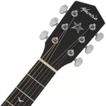 Mantic GT-1ACE Electric Guitar 40 inches OM shape, Angle Mandrus/Cherry Wood ** There is a built-in strap ** +