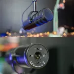 Samson® Q9U Microphone USB / XLR Dynamic Mike can adjust the tone of the middle. Can cut noise, headphones, + free sponge & USB cable **