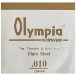 Olympia® Daolp-PKPL10, Guitar Strap, Guitar, Airy Strap / Electric Guitar Strap, E / Line 1, No. 10, Plaine Steel, Genuine 1