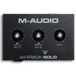 M-Audio® M-TRACK SOLO Audio International 2-In/2-OOT 16-bit/48KHz has a PHANTOM 48V light. Preamp Crystal + Free USB &