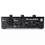 M-Audio® M-TRACK SOLO Audio International 2-In/2-OOT 16-bit/48KHz has a PHANTOM 48V light. Preamp Crystal + Free USB &