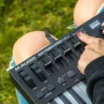 M-Audio® Oxygen Pro Mini Midi Controller, 32 keyboard SEMI-Weighted to USB, Stepper + Free