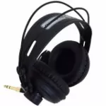 Carlsbro Closed-Back Headphone, large earphone headphones, gold plated head, changing into a small jack head, DCN8 Black ** 1 year center insurance **